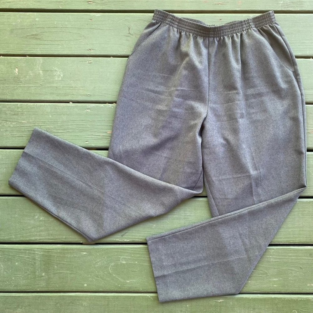 Vintage Grey Pull On Plus Size Pants Size 20W